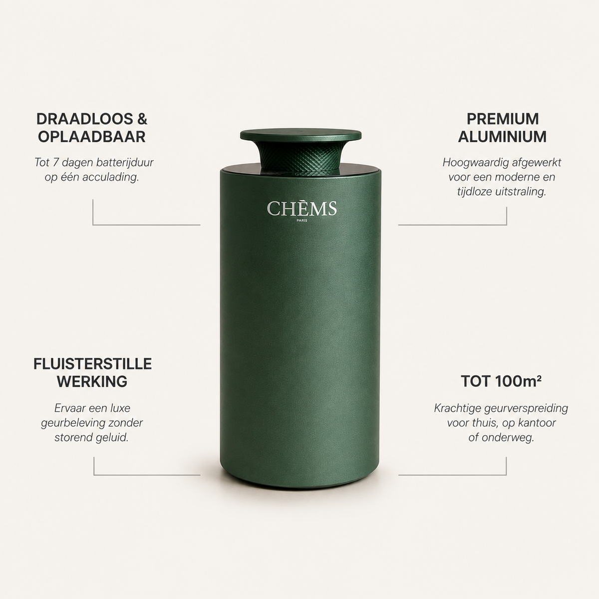 Groene CHEMS Aura Mini aroma diffuser